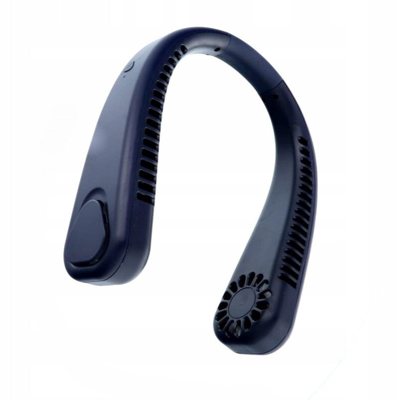 Ventilator portabil pentru gat, Zola, fara fir,  flexibil, 3 viteze, reincarcabil,  20.35 X 18.45 x 5.73 cm, albastru Ventilator portabil pentru gat, Zola, fara fir,  flexibil, 3 viteze, reincarcabil,  20.35 X 18.45 x 5.73 cm, albastru